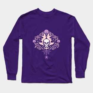 Damask Halloween - Wisteria Long Sleeve T-Shirt